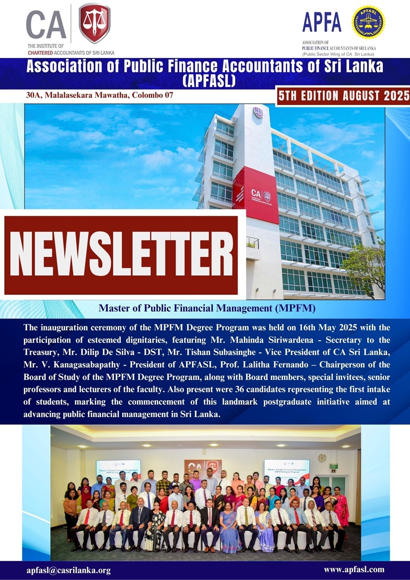 APFASL Newsletter